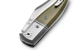 Lion Steel Gitano green canvas micarta