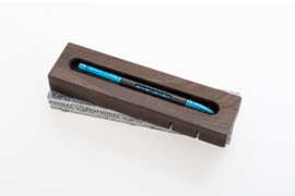 Lion Steel pen: Nyala Carbon Fibre - Blue Shine