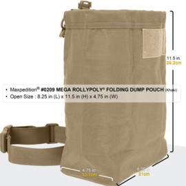 Maxpedition Rollypoly Mega zwart