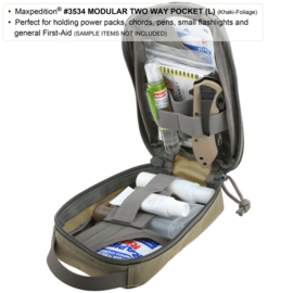 Maxpedition Hook-and-Loop Modular Two Way Pocket (Small)