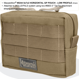 Maxpedition 7x5x2 Horizontal Pouch GP Khaki