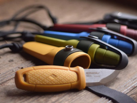 Morakniv Eldris neck knife met firesteel zwart