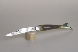 Rough Rider Large Leg Knife Jigged Bone