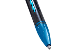 Lion Steel pen: Nyala Carbon Fibre - Blue Shine