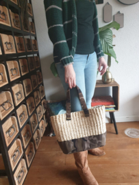 Bag Wicker Army Green