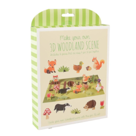 3D Woodland scene