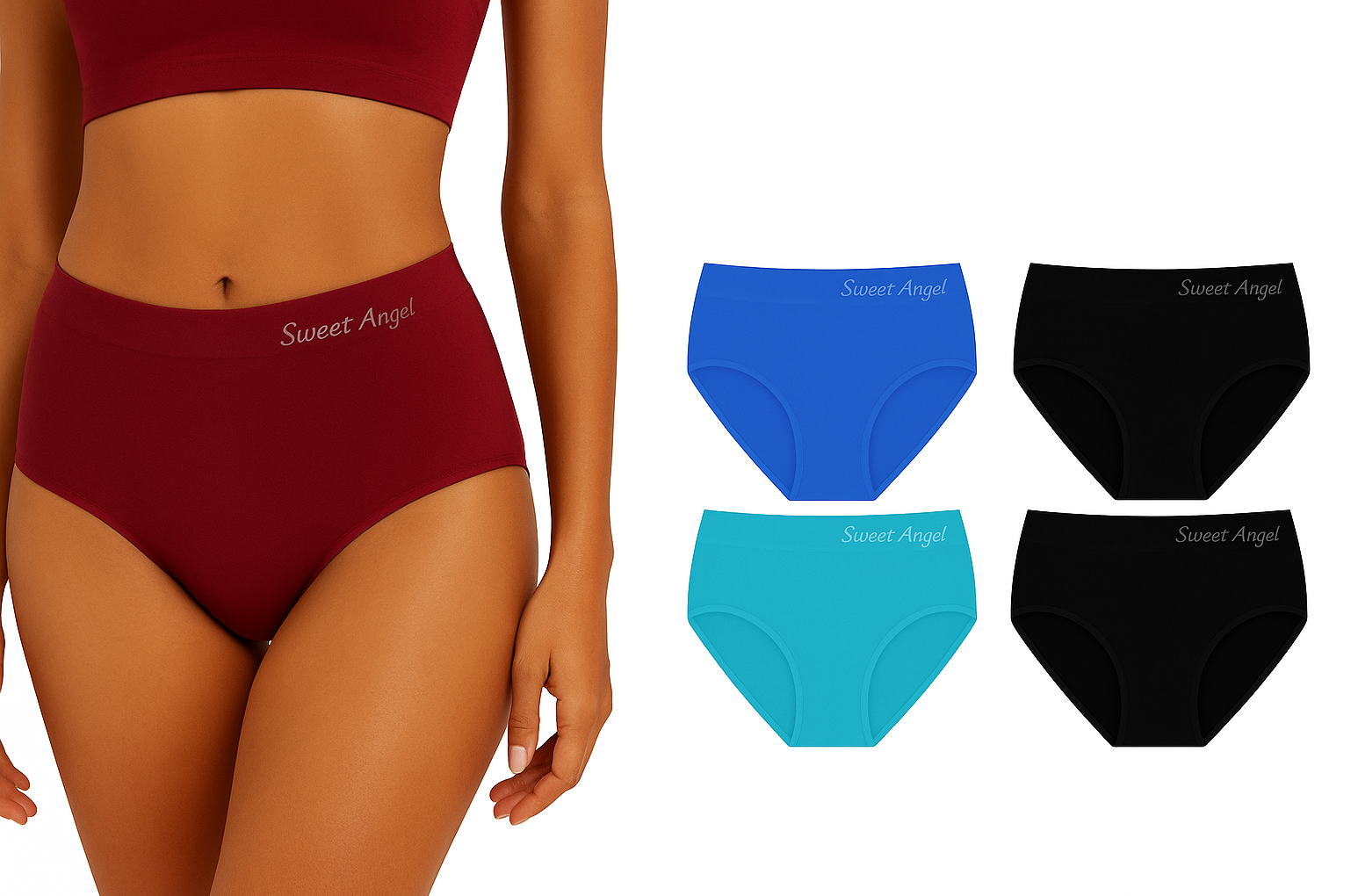 5 Sweet Angel Naadloze Dames Slips