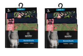 Katoenen Apollo Heren Boxershorts set van 6 stuks