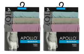 Katoenen Apollo Heren Boxershorts set van 6 stuks