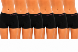 Sweet Angel Meisjes Boxers - Zwart - 12-Pack