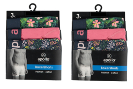 Katoenen Apollo Heren Boxershorts set van 6 stuks