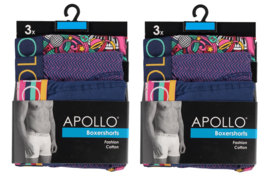 Katoenen Apollo Heren Boxershorts set van 6 stuks