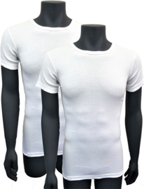 Naft extra lange t shirts 2pack wit