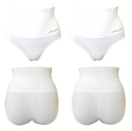 Sweet Angel Correctie Slips Naadloos Hoge Taille Wit 2pack