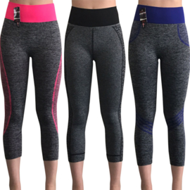 yoga annex capri-leggings driekwart 3pack S/M