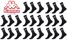 Kappa sport sokken mega multipack 12 paar zwart