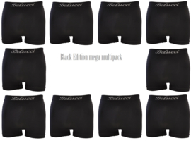 herenboxershorts black edition Mega Multipack van Belucci 10-pack