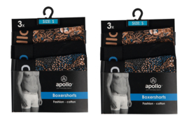 Katoenen Apollo Heren Boxershorts set van 6 stuks