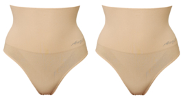 Sweet Angel Correctie Slips Naadloos Hoge Taille Bruin 2pack