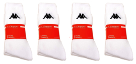 Kappa sport sokken mega multipack 12 paar wit