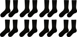 Belucci katoenen zwarte sokken  8 paar