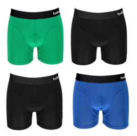 Bamboo herenboxershorts 4 pack multi color