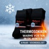 Belucci Thermosokken – 8 Paar – Zwart – Warme Sokken Heren