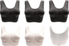 Comfort BH Sport BH Sweet Angel - Black & White - One Size (M - XL) - 5Pack
