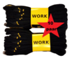 werksokken zwart/geel 10 paar