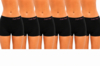 Sweet Angel Meisjes Boxers - Zwart - 12-Pack