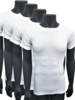 Naft extra lange t shirts 4pack wit