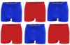 Belucci 6-pack blauw en rood