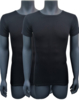 Naft extra lange t shirts 2pack zwart