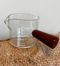 shotglas met hendel (dubbele uitlaat)