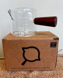 shotglas met hendel (dubbele uitlaat)