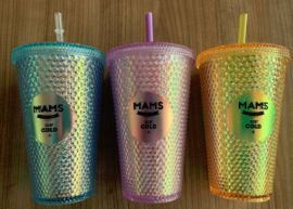 MAMS Shiny  cold cup  BLUE + straw