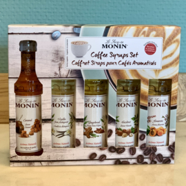 Monin coffee siropen (5 smaken)