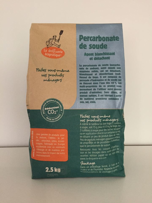 Percarbonate de soude 2.5 kg, PRODUITS DE BASE