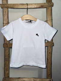 Mooi wit shirtje met een mooi logo.