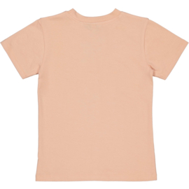 Vrolijk peach kleurig shirtje van Levv.