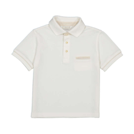 Mooie offwhite kleurige Mayoral polo.