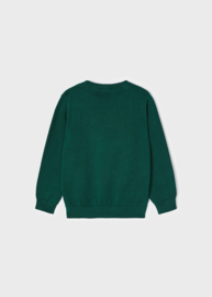 Fijn gebreide trui van Mayoral in een mooie kleur groen.