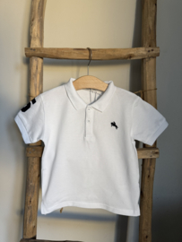 Mooie uitgewerkte polo met een stoer logo .