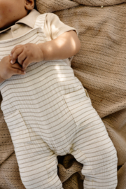 Stoere gestreepte tuinbroek van Levv.