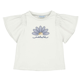 Mooi Mayoral shirtje met een leuke print en mouwen.