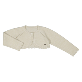 Goudkleurige bolero van Mayoral.