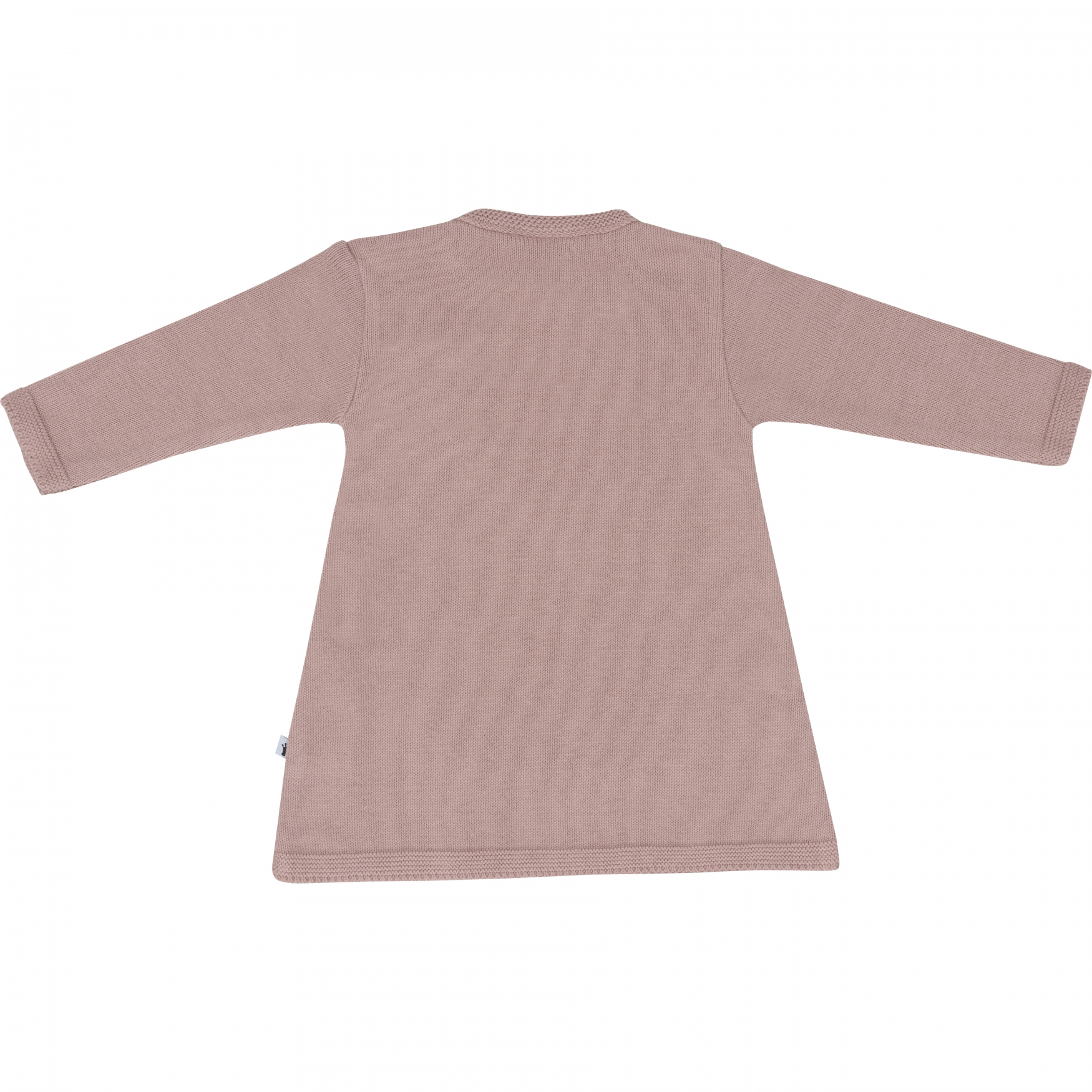 Fijn gebreid jurkje van Klein babykleding in het oudroze.
