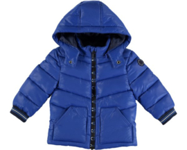 Stoere Mayoral winterjas in de kleur Kobalt blauw.