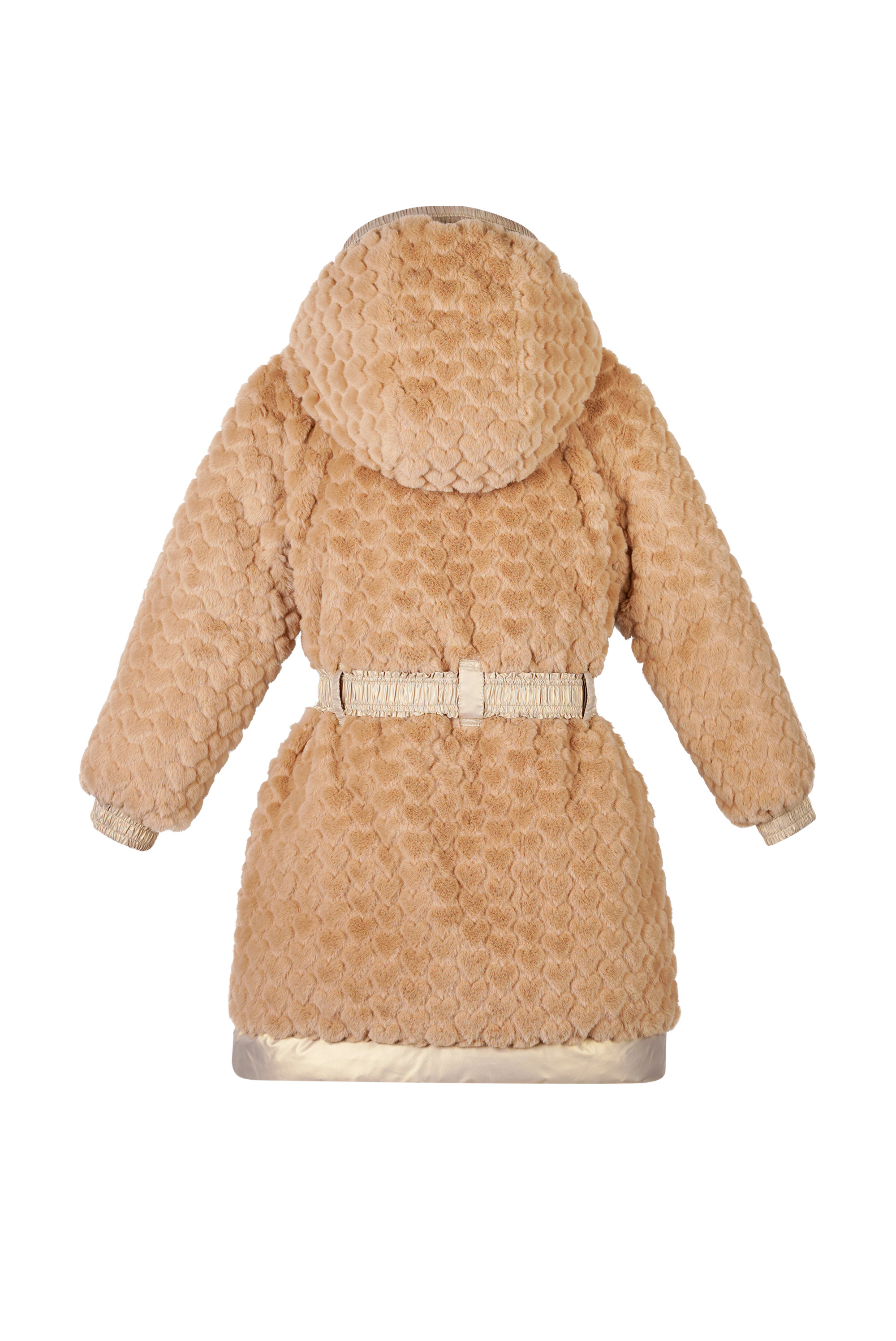 Prachtige goudkleurige le chic jas aan 2 kanten te dragen.