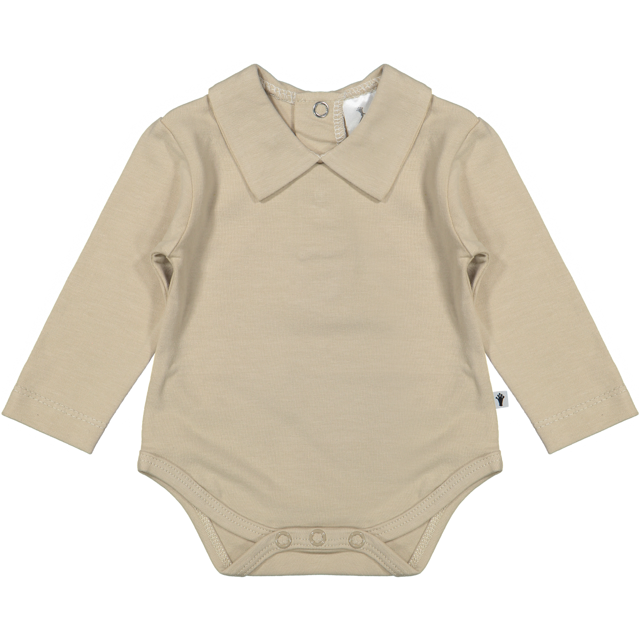 Prachtige basis romper van Klein babykleding in het zandkleur.
